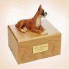 Ears Up Boxer Figurine Urn PetsToRemember.com