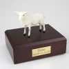 White Goat Pet Figurine Urn PetsToRemember.com