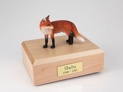 Fox Pet Figurine Urn PetsToRemember.com