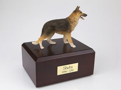 Standing German Shepherd Dog Pet Figurine Urn PetsToRemember.com