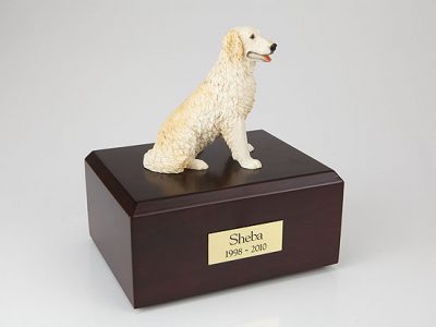 blond golden retriever dog urn PetsToRemember.com