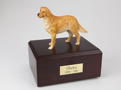 Golden Retriever Dog Figurine Urn PetsToRemember.com