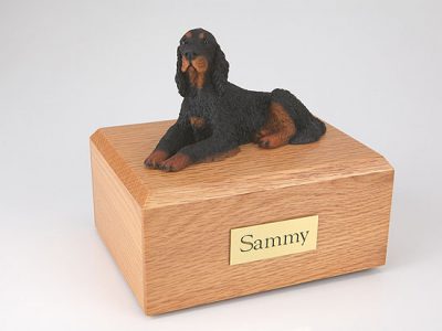 Gordon Setter Dog Figurine Urn PetsToRemember.com