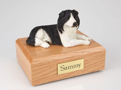 border collie dog urn PetsToRemember.com