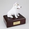 White Bull Terrier Dog Pet Figurine Urn PetsToRemember.com