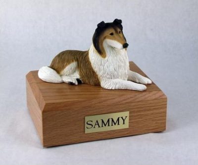 Collie Sable Dog Figurine Urn PetsToRemember.com