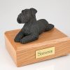 Black Schnauzer Dog Urn PetsToRemember.com