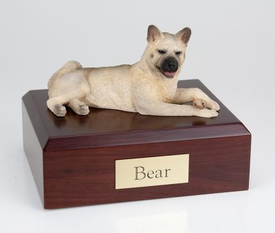 Fawn Akita Dog Figurine Urn PetsToRemember.com