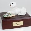 bichon frise dog urn PetsToRemember.com