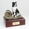Border Collie Figurine Urn PetsToRemember.com