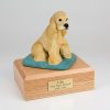 blond cocker spaniel dog urn PetsToRemember.com