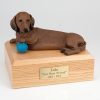 red dachshund pet urn PetsToRemember.com