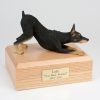 black doberman pinscher dog urn PetsToRemember.com