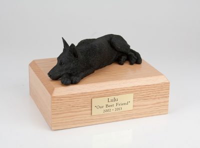 black german shepherd dog urn PetsToRemember.com