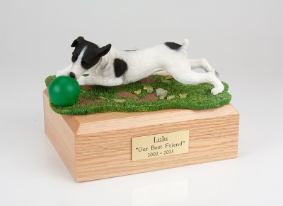 Jack Russel Terrier Pet Figurine Urn PetsToRemember.com