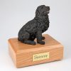 Black Newfoundland Dog Pet Figurine Urn PetsToRemember.com