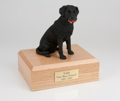 black lab dog urn PetsToRemember.com