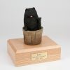 Black Pomeranian Dog Figurine Urn PetsToRemember