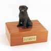 Black Pug Figurine Urn PetsToRemember.com