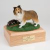 Sable Sheltie Dog Pet Figurine Urn PetsToRemember.com
