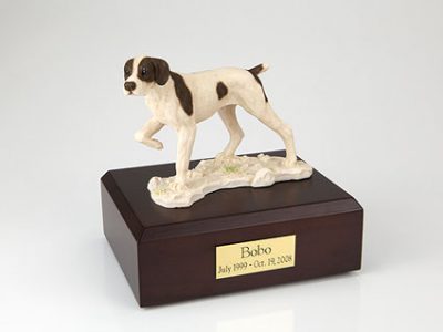 Pointer Dog Pet Figurine Urn PetsToRemember.com