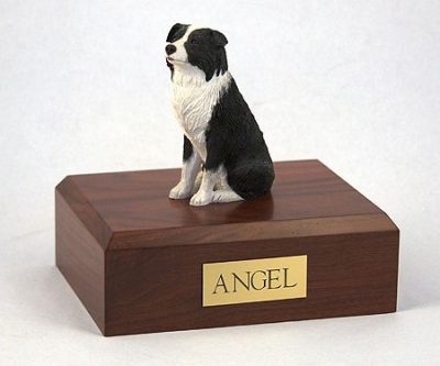 Border Collie Dog Figurine Urn PetsToRemember.com