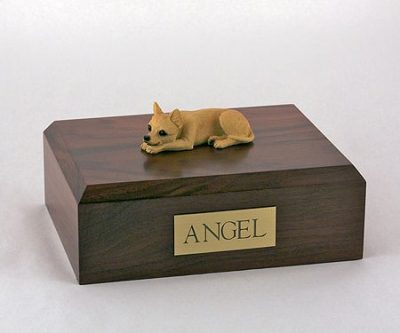 Tan Chihuahua Dog Urn PetsToRemember.com