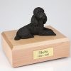 Black Poodle Dog urn PetsToRemember.com