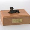 Black Dachshund Figurine Urn PetsToRemember.com