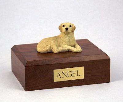 Yellow Lab Dog urn PetsToRemember.com