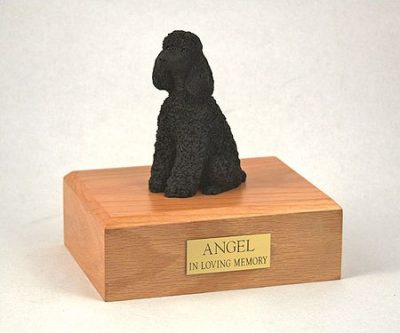 Black Poodle Pet Urn PetsToRemember.com