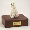 White Poodle Dog Urn PetsToRemember.com