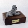 Gray Poodle Figurine Urn PetsToRemember.com