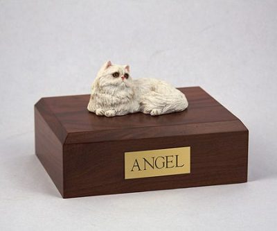 white persian cat urn PetsToRemember.com