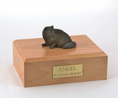 black persian cat urn PetsToRemember.com