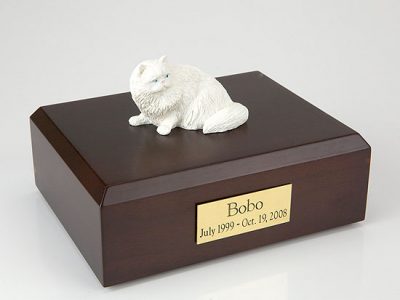 white persian cat urn PetsToRemember.com