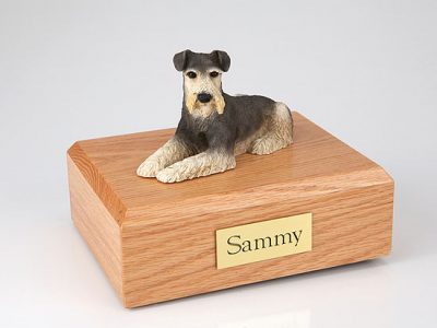 schnauzer dog urn PetsToRemember.com