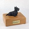 Black Scottish Terrier Dog Figurine Urn PetsToRemember.com