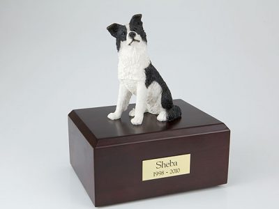 Border Collie Dog Figurine Urn PetsToRemember.com