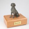 Gray Weimaraner Dog Figurine Urn PetsToRemember.com