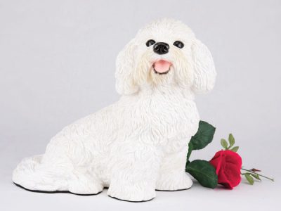 bichon frise dog figurine PetsToRemember.com