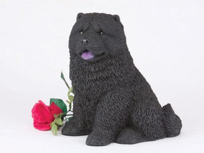 black chow chow pet urn PetsToRemember.com