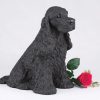 black cocker spaniel dog urn PetsToRemember.com