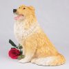 orange white collie figurine PetsToRemember.com