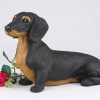 black tan dachshund figurine PetsToRemember.com