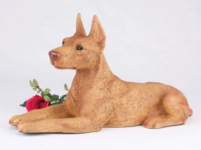 red doberman pinscher figurine PetsToRemember.com