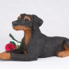 black doberman pinscher figurine PetsToRemember.com