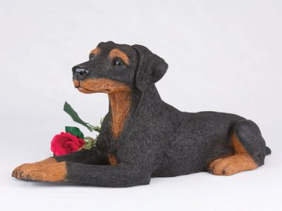 black doberman pinscher figurine PetsToRemember.com