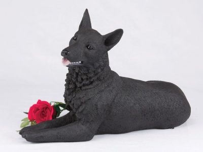 black german shepherd figurine PetsToRemember.com