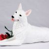 white german shepherd figurine PetsToRemember.com